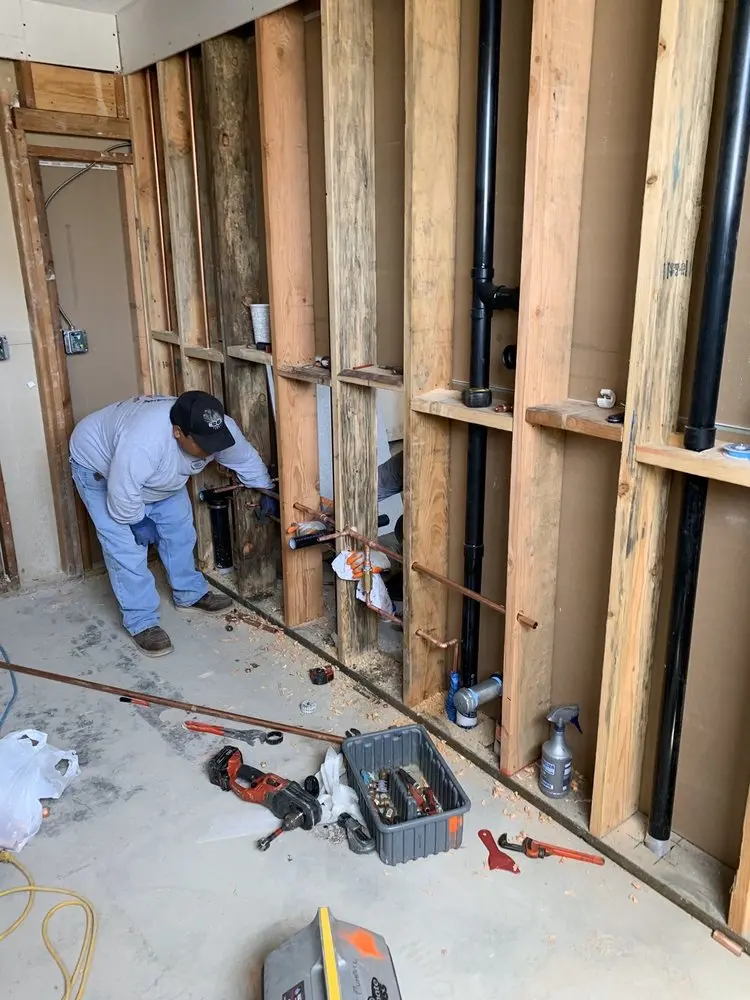 Commercial rough-in plumbing for Water Heater Replacement in Tusseyville